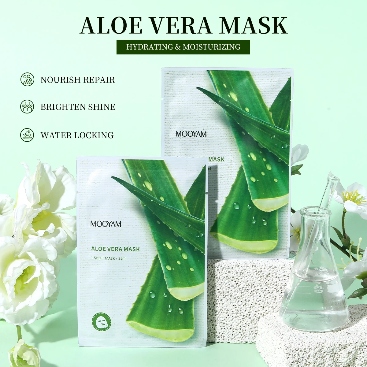 MOOYAM Customized OEM Hydrating and Moisturizing Fruit Mask Nourishing Brightening and Shrinking Pores Skin Care Facial Mask