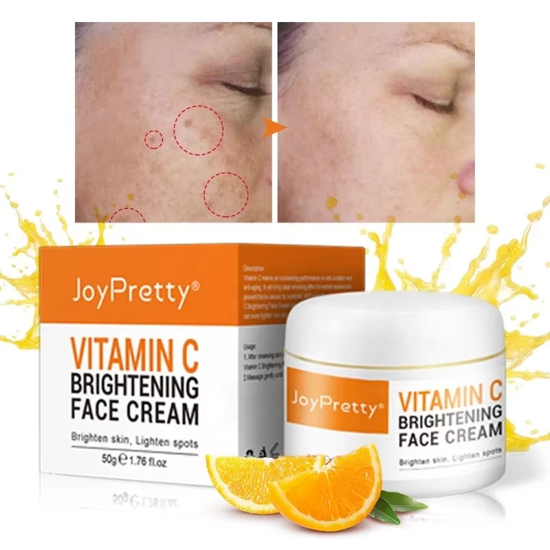 Vitamin C facial whitening cream VC acne papules freckle removal skincare 50ml