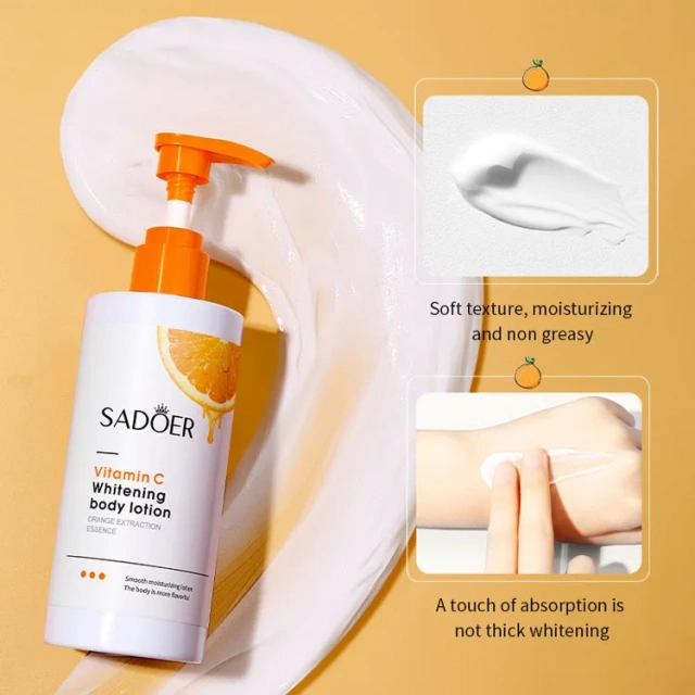 High Quality SADOE Body Cream Moisturizing Nourishing Lightening Cream Natural Skin Whitening Vitamin C  Body Cream