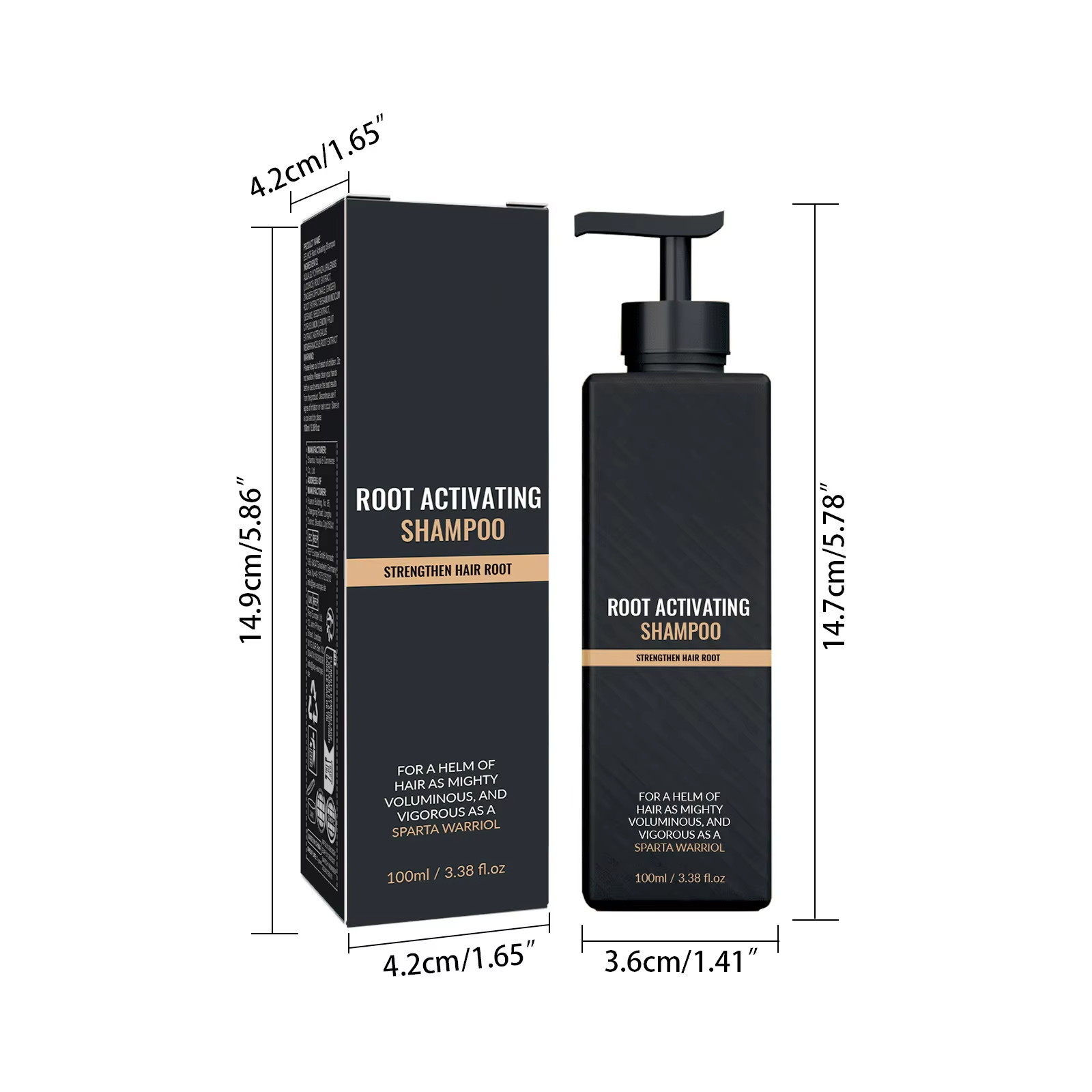 Anti hair loss shampoo with strong repair, firming, and hair regeneration properties