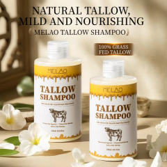 Private Label Hair Products Beef Tallow Shampoo Nourished Fuller Hair Regrowth Increasing Volume Silicone Hair Growth Shampoo