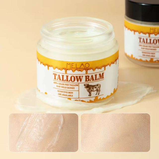 Nourishing facial care, repairing and moisturizing cream as a substitute for cow fat fragrance cream