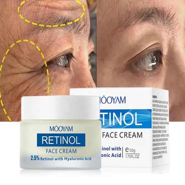 Private Label 2.5% Retinol Collagen Face Cream Retinol Facial Cream with Hyaluronic Acid Night Cream