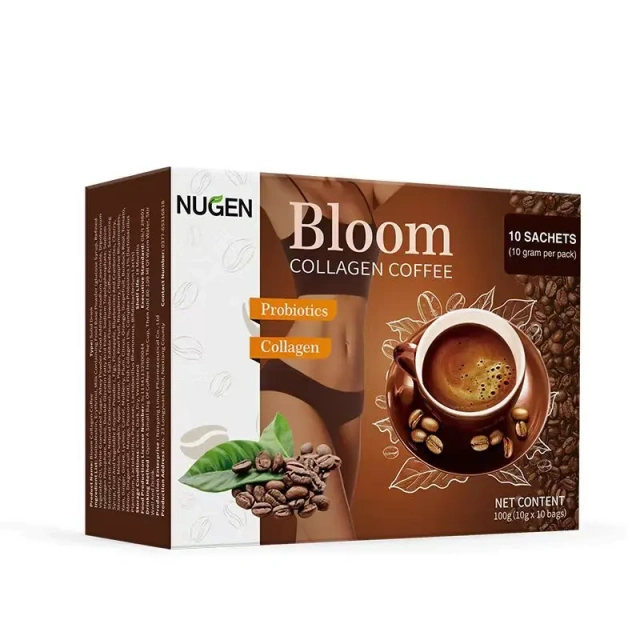 Instant Slimming Chocolate Flavor Coffee Cream Bitter Taste with Sugar Glutenin Collagen Bloom White Powder in Box Packaging