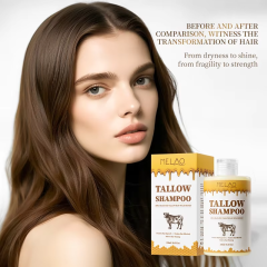 Private Label Hair Products Beef Tallow Shampoo Nourished Fuller Hair Regrowth Increasing Volume Silicone Hair Growth Shampoo