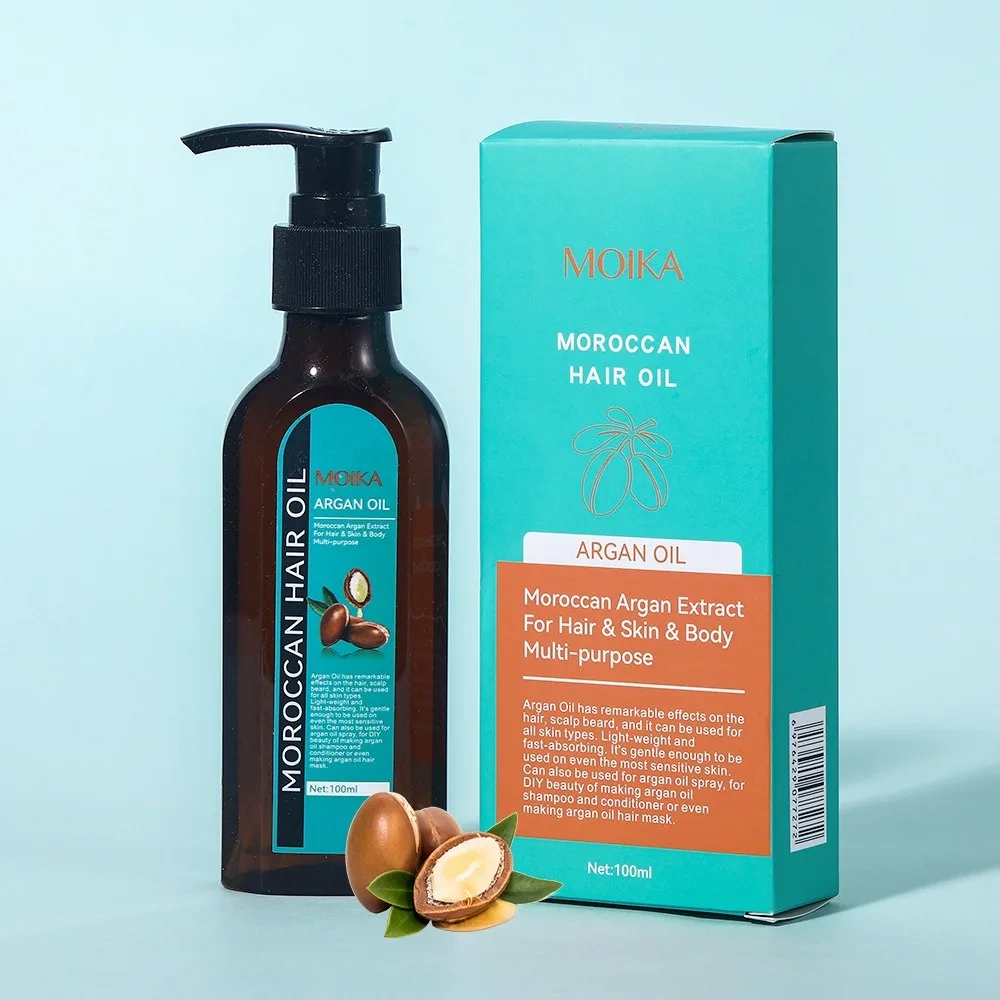 ODM OEM Customized  Nourishing Repair Damaged Hair Prevent Frizz Soften Hair Rosemary Moroccan Organic Hair Care Serum Oil