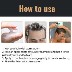 Anti hair loss shampoo with strong repair, firming, and hair regeneration properties