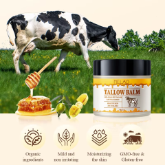 Nourishing facial care, repairing and moisturizing cream as a substitute for cow fat fragrance cream