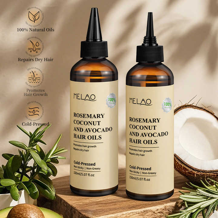 Rosemary Essential Hair Loss Oil Growth Oil Hair Strengthening Dandruff Itchy Deep Rosemary Coconut Avocado Hair Oil