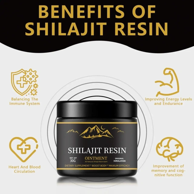 Hot Sale Shilajit 100% Natural Pure Himalayan Organic Shilajit Resin Potency Natural Organic Shilajit Resin Brain Supplement