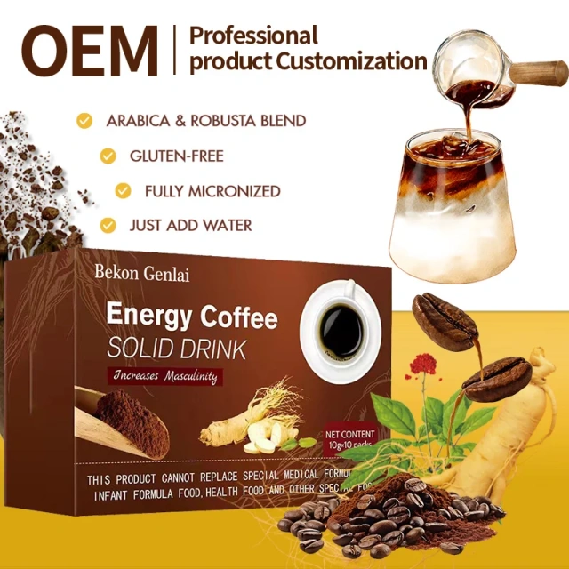 Men's Instant Coffee TK Ignites Men's Energy with Its Rich Taste, Chocolate-flavored Ginseng Maca Coffee