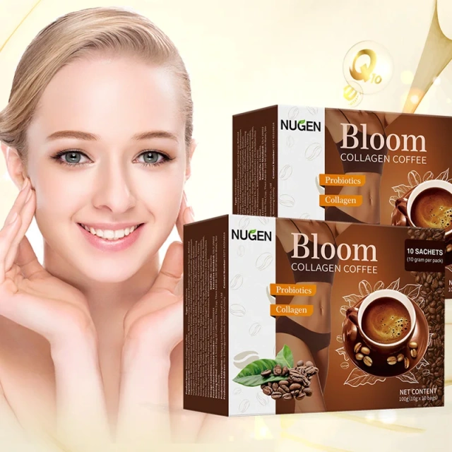 Instant Slimming Chocolate Flavor Coffee Cream Bitter Taste with Sugar Glutenin Collagen Bloom White Powder in Box Packaging