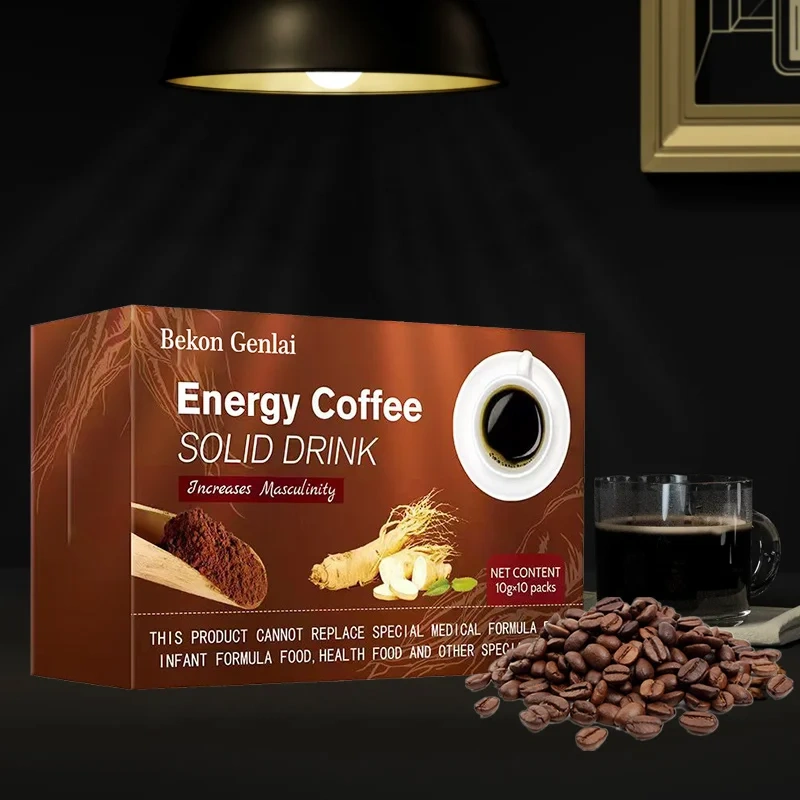 Men's Instant Coffee TK Ignites Men's Energy with Its Rich Taste, Chocolate-flavored Ginseng Maca Coffee