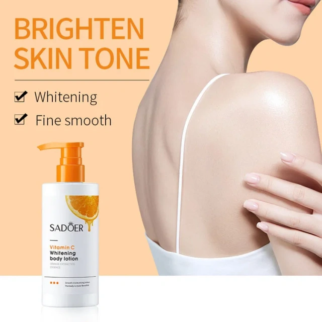 High Quality SADOE Body Cream Moisturizing Nourishing Lightening Cream Natural Skin Whitening Vitamin C  Body Cream