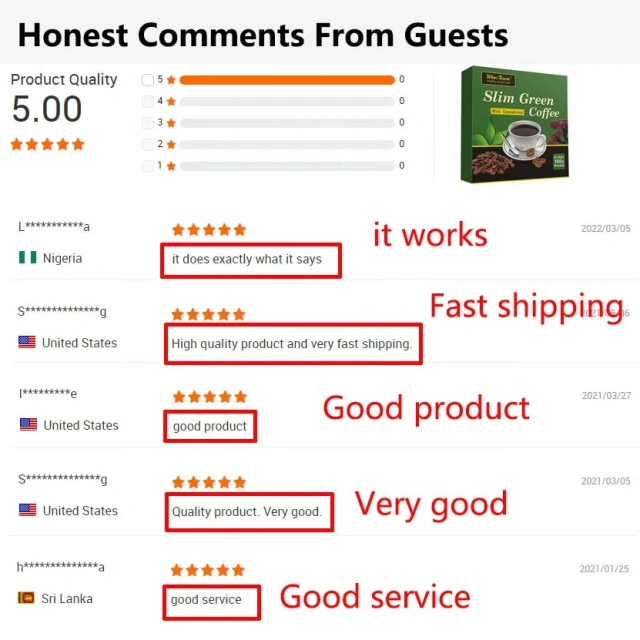 Winstown Slim Green Coffee Natural Herbs Products Private Label Diet Healthy Herbal Weight Loss Instant Ganoderma Coffee