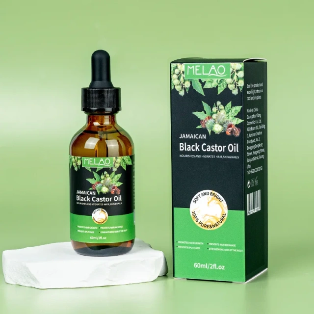 Organic Cold-Pressed Castor Oil for Hair Growth and Skin Care
