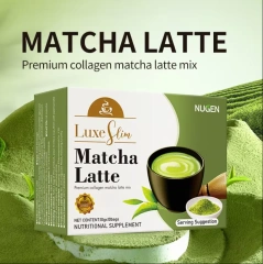 Sugar-Free Matcha Latte Green Tea Powder Slimming Instant Coffee in Boxed Format