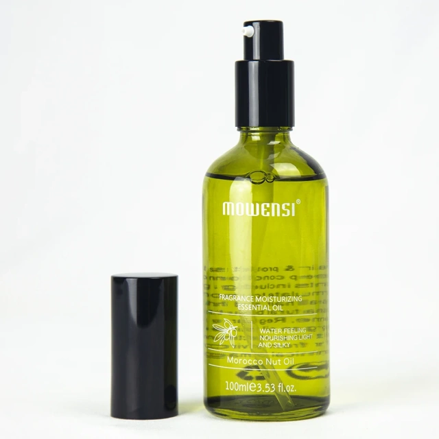 Private Label 50ml Hair Essential Oil Deep Nourishing Hair Serum Repair Damaged Morocco Nut Oil Hair Oil
