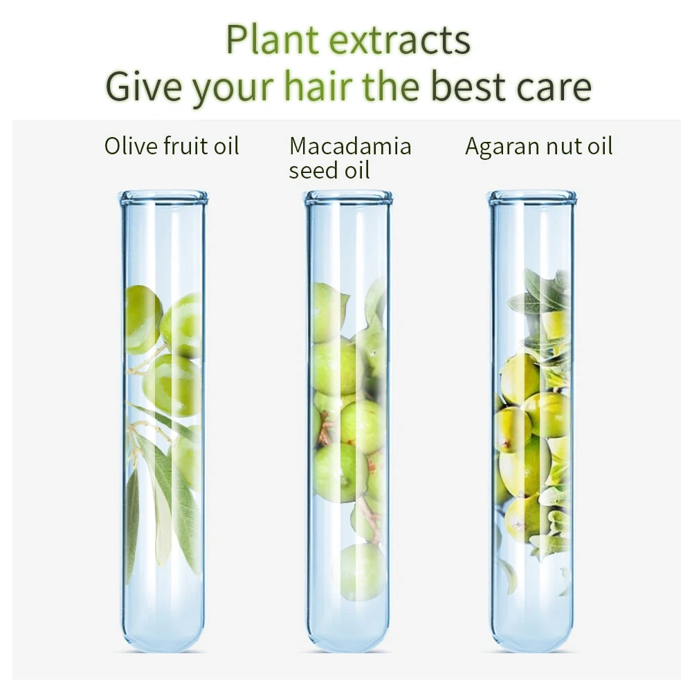 Private Label 50ml Hair Essential Oil Deep Nourishing Hair Serum Repair Damaged Morocco Nut Oil Hair Oil