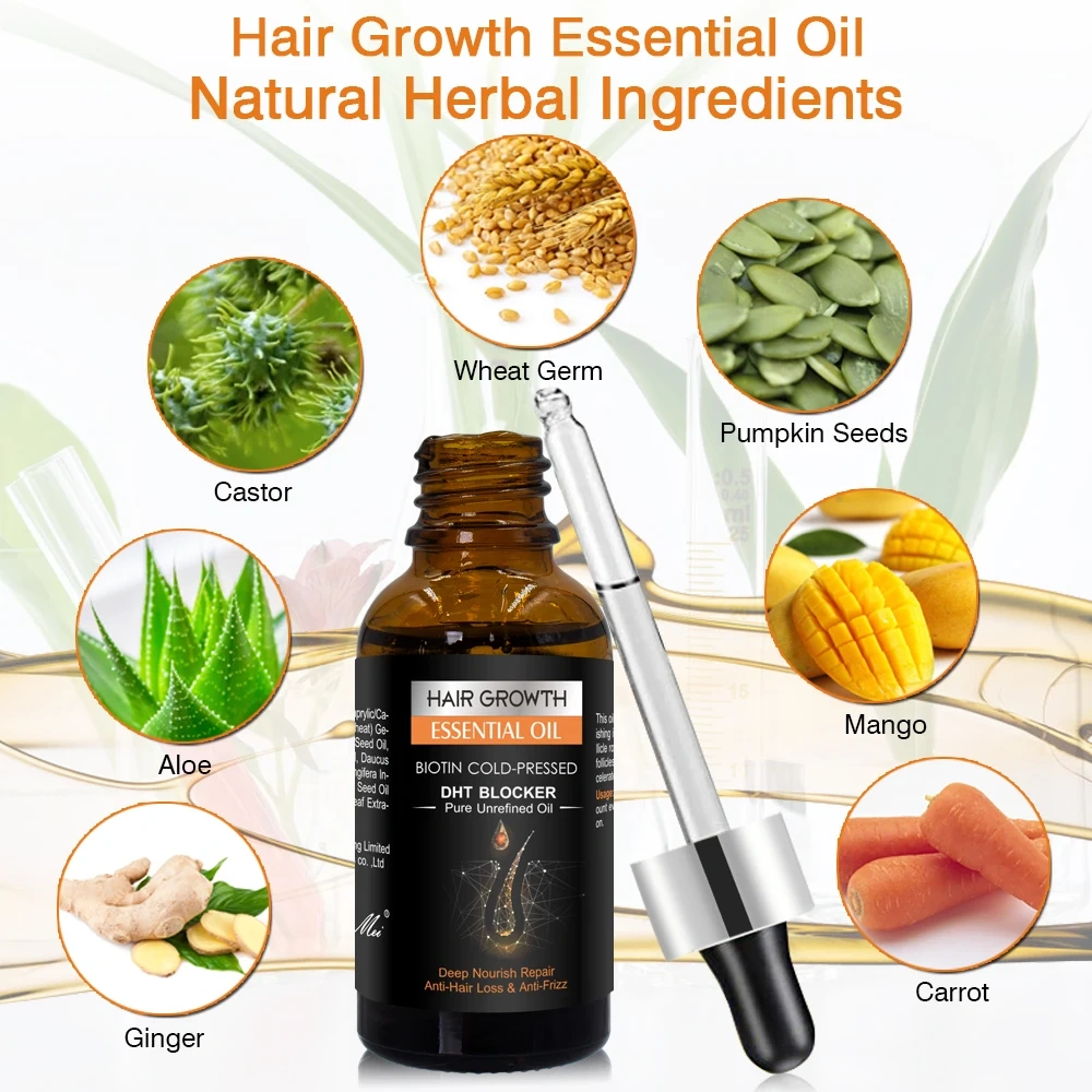New Original Anti Hair Loss Treatment Fast Hair Growth Serum for Damage Hair