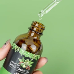 Organic Cold-Pressed Castor Oil for Hair Growth and Skin Care