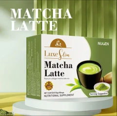 Sugar-Free Matcha Latte Green Tea Powder Slimming Instant Coffee in Boxed Format