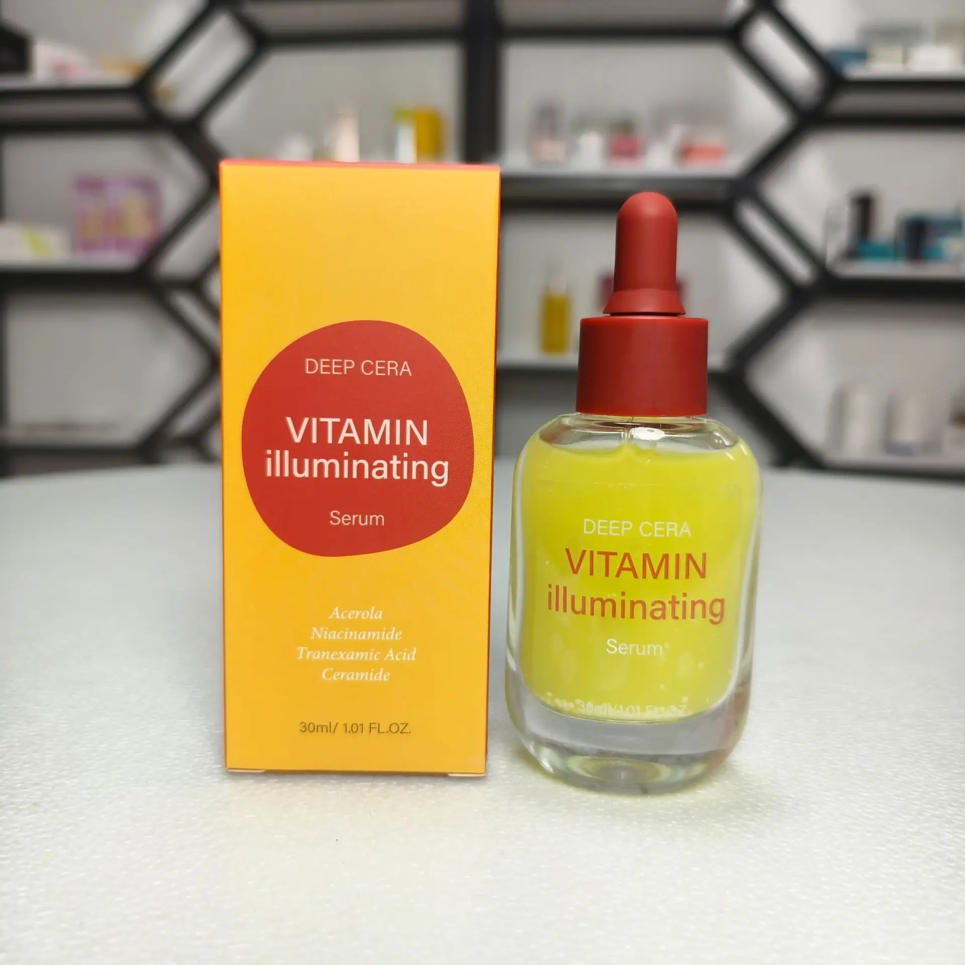 Camellia Illuminating Serum Anti-Aging Face Repair and Moisturizing for Essence Home Use Vitamin Brightening Targeted for Eye