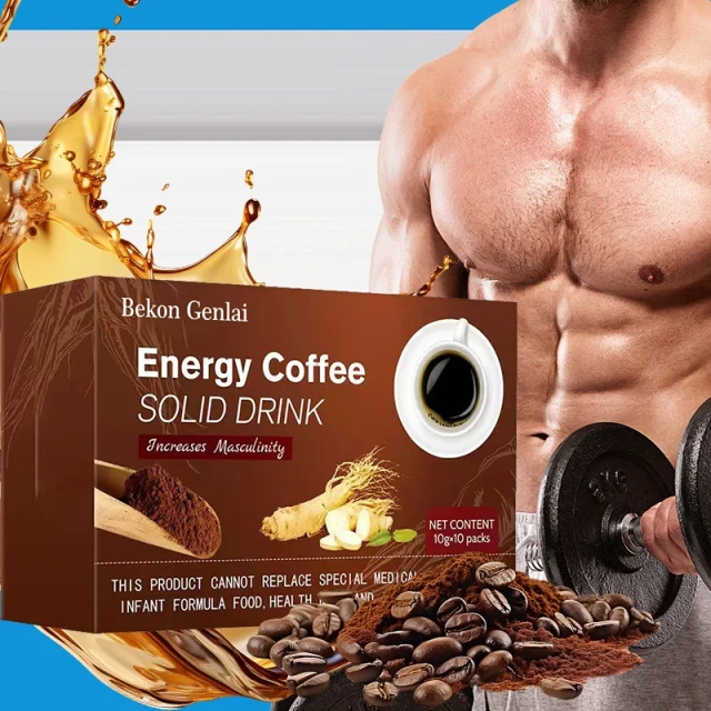 Men's Instant Coffee TK Ignites Men's Energy with Its Rich Taste, Chocolate-flavored Ginseng Maca Coffee