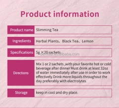 Fitness Detox Slim Tea Soft Drinking Instant Detox Slim Tea 28 Day Weight Less Tea With Private Label