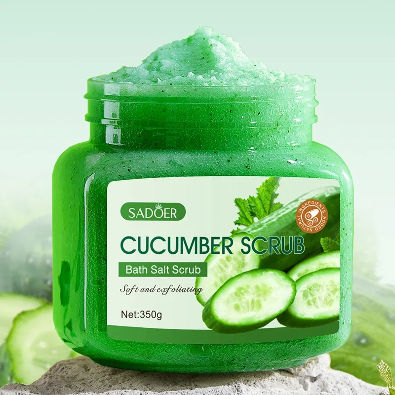 SADOER Fruit Scrub Cream Mango Avocado Vera Facial Scrub Exfoliating Body Scrub Moisturizing and Nourishing Exfoliator Skin Care