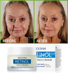 Private Label 2.5% Retinol Collagen Face Cream Retinol Facial Cream with Hyaluronic Acid Night Cream
