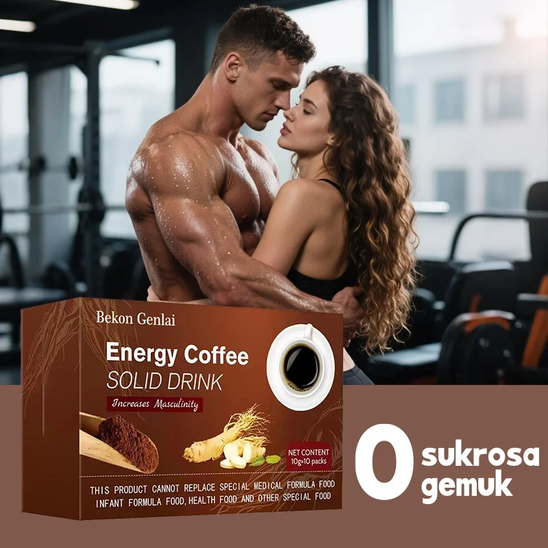 Men's Instant Coffee TK Ignites Men's Energy with Its Rich Taste, Chocolate-flavored Ginseng Maca Coffee