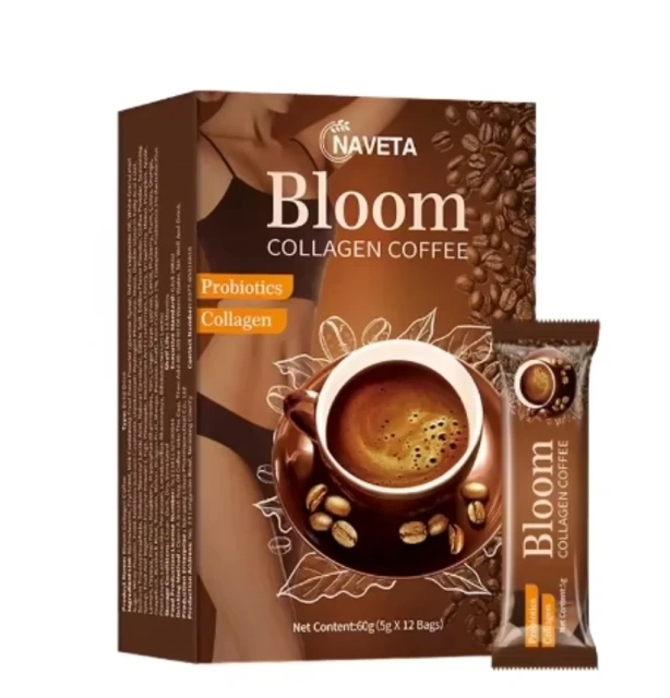 L-Carnitine Instant Coffee Black Chocolate & Sugar Flavored Powder Form with Slimming Feature Foreign Trade Box Packaging Bag