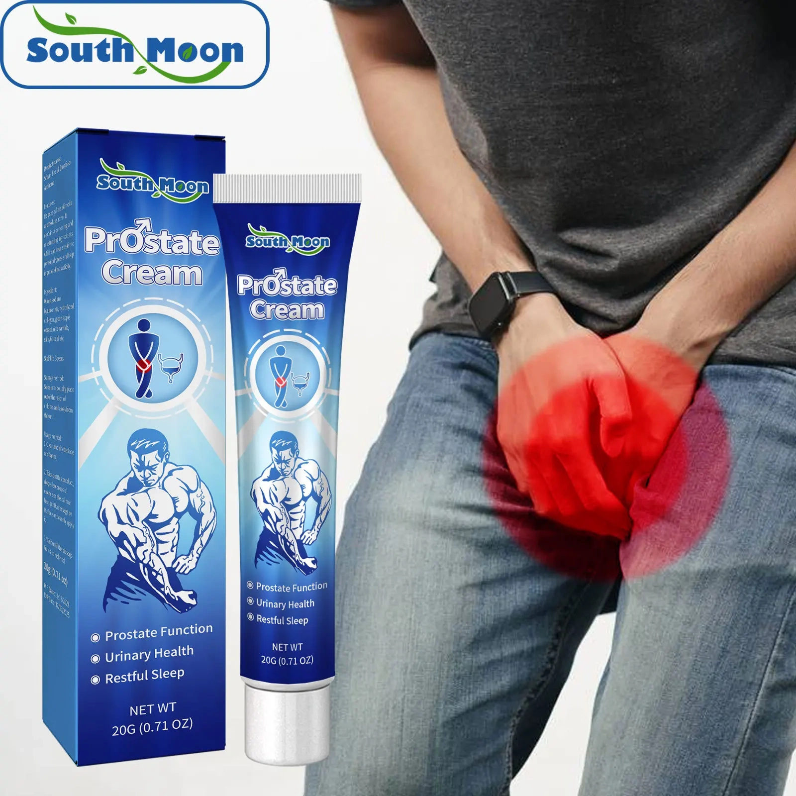 Qianliekang Cream Men's Health Care Cream for Prostate Discomfort, Strengthening the Body and Strengthening the Kidneys