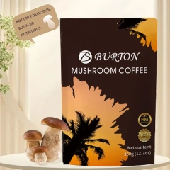 TK Instant Coffee with Mellow Mushroom Ganoderma Delicious Chocolate Flavor for Adults in Bag Packaging