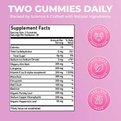 2025 Hot Selling Women's Pheromone Gummies New Feminine Balance Vitamins with Mixed Berry Flavor Enhanced Attraction Confidence
