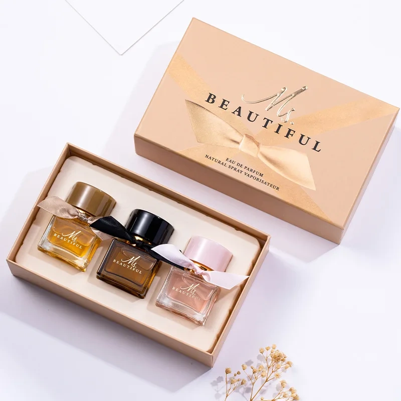 Wholesale Perfume Sets Women Long Lasting Perfume Fruit & Flower Perfume Fresh Fair Gift Box Cross Border Vietnam