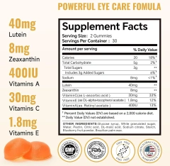 Lutein & Zeaxanthin with 25 mg Lutein and 5 mg Zeaxanthin by protecting the eye against oxidative stress 60 Softgels