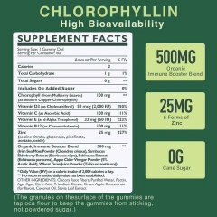 Lifeworth Halal Gummy Bear Candy Chlorophyll Powder Antioxidant for Adults