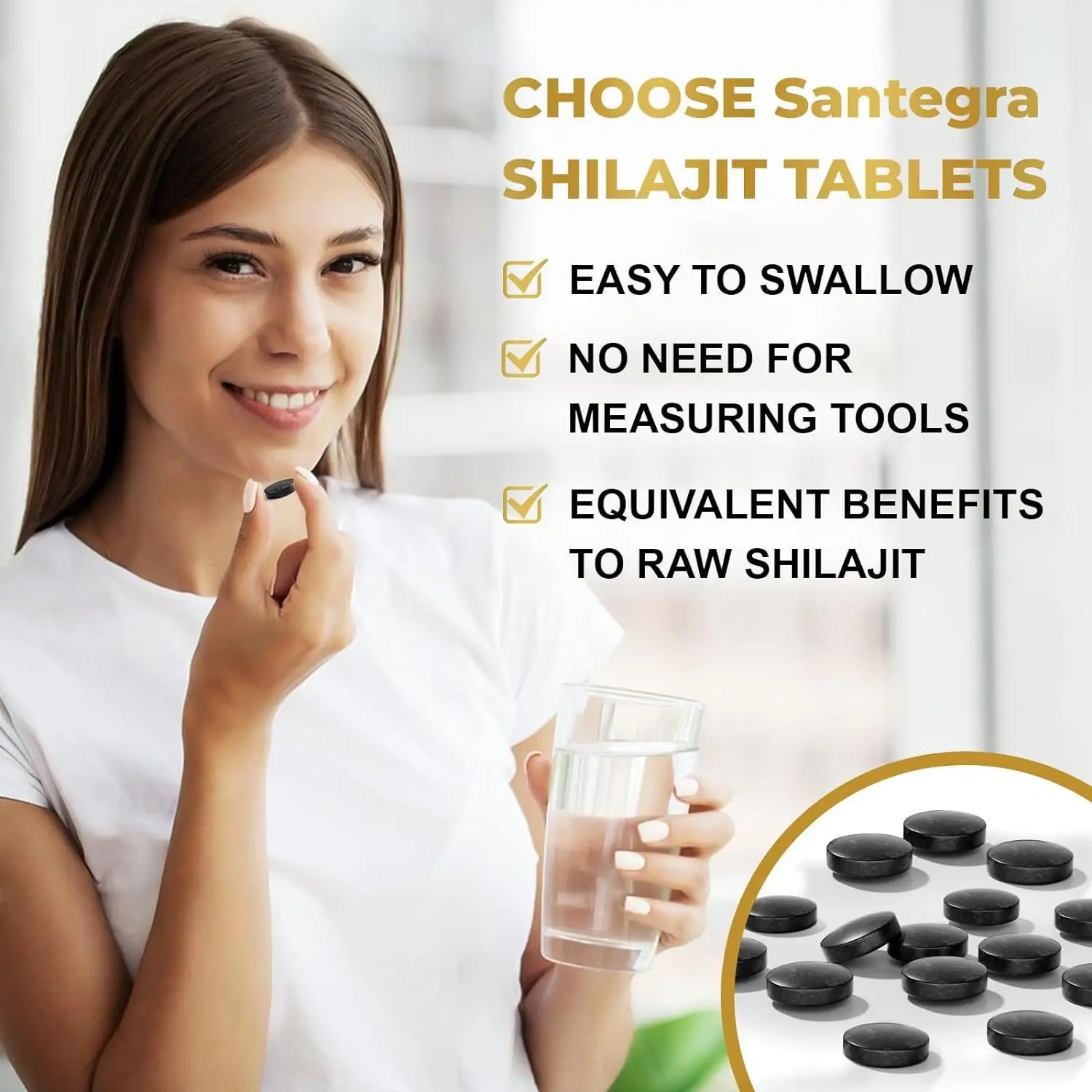 OEM/ODM Shilajit Tablet with 85+ Trace Minerals Organic Fulvic Acid Himalayan Resin-Pure Private Labels for Adults