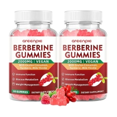 OEM HCL Supplements Berberine Complex HCL Gummy Turmeric Ceylon Cinnamon Berberine Gummies