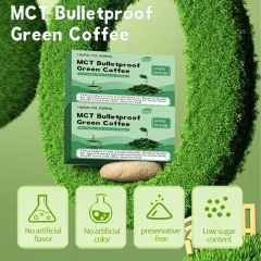 MCT Green Coffee Powder Sweet Fruit-Flavored Sugar-Free Instant Slimming Iced Coffee Nut Chocolate Options Box Certified Halal