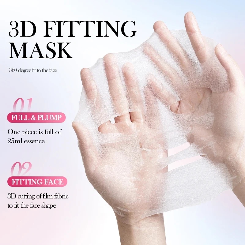 OEM SADOER Factory Price Korean Skin Care Sakura Nicotinamide Whitening Nourishing Moisturizing Facial Mask Wholesale
