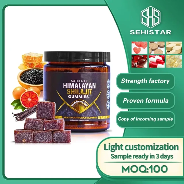 Shilajit Gummies Supplement Douzi Xara 3000 Honey 4000mg Winston Shilajit Gummies for Men Minerals Shilajit Gummies