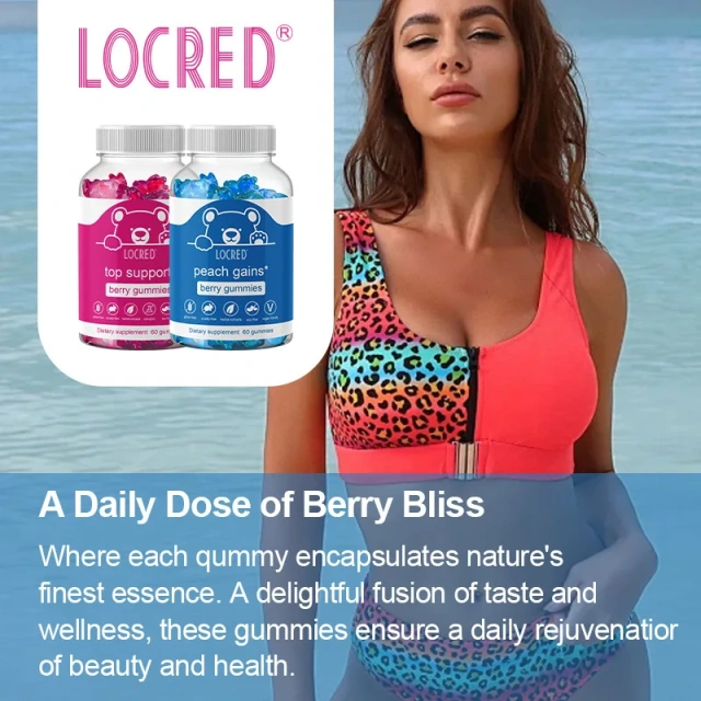 Best Selling OEM Berry Gummies Vitamin Supplement and Peach Gains Berry Gummy