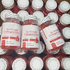 Collagen Gummy Beauty Hair Skin Nails Whitening Skin Vitamin Bear Vegan Biotin Collagen Gummies for Hair Loss Supplement