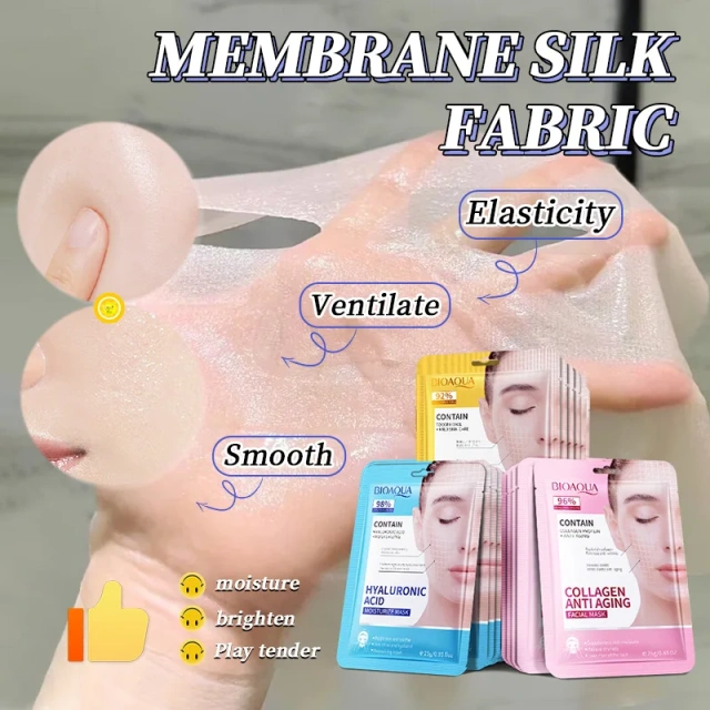 Beauty Product BIOAQUA Private Label Korean Skin Care Facial Mask Whitening and Moisturizing Hyaluronic Acid Sheet Mask