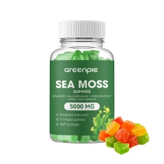 Greenpie Sea Moss Gummies Higher Nutritional Value Healthcare Supplement for Energy Support