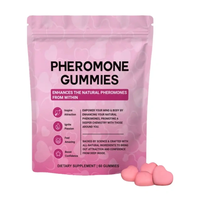 2025 Hot Selling Women's Pheromone Gummies New Feminine Balance Vitamins with Mixed Berry Flavor Enhanced Attraction Confidence