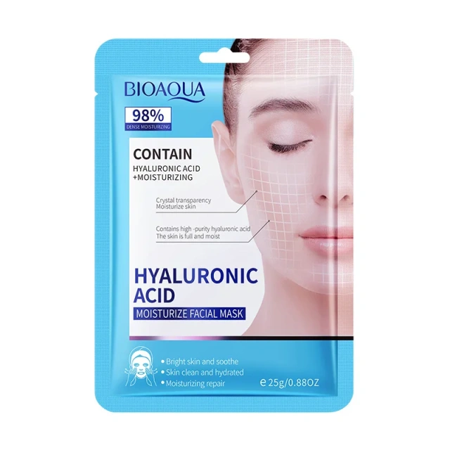Beauty Product BIOAQUA Private Label Korean Skin Care Facial Mask Whitening and Moisturizing Hyaluronic Acid Sheet Mask